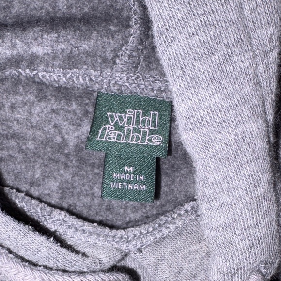 Wild Fable Heather Gray Hoodie - Picture 2 of 2